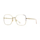 Gucci GG0883OA 001 Gold 55MM Eyeglasses New Authentic. Price: $241.85.