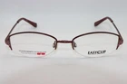 New Easyclip EC192 030 Burgundy Authentic Designer Eyeglasses 51-18. Price: $42.00.
