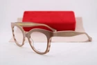 New Carolina Herrera Ch 0018 Fwm Pink Gold Horn Authentic Eyeglasses 49-19. Price: $119.00.