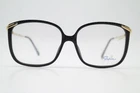 Vintage Saphira 4150 90 Oval Eyeglasses Black Gold Frame Acetate Metal New. Price: $60.22.