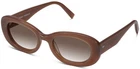 Warby Parker Carmel Oval Sunglasses Frames Brown Extra Wide 53-20-140 Mm Nwt* New. Price: $78.89.