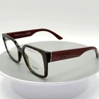 Prada CPR10W 2AU-1O1 Eyeglasses Frames Tortoise Red Square 54-17-140 Read Pre-owned. Price: $89.99.