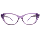Tom Davies Eyeglasses Frames TD675 Col. 1938 Clear Purple Cat 53-16-140 New. Price: $299.99.
