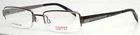 Esprit ET9361 505 Silver Mens Rectangle Half Rim Eyeglasses 50-18-140 B:26 New. Price: $29.99.