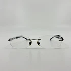 Charmant Line Art XL2012 Bk Eyeglasses Frames Rimless 51-17-135 5808 Pre-owned. Price: $69.99.