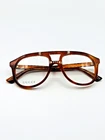Gucci Eyeglasses Frames GG1320O-002 Brown Aviator Double Bridge 54-19-145 New. Price: $258.88.