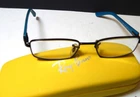 Ray-ban RB6217-2509 Eyeglasses Frame Black Metal Blue 48 130 Full Rim Case Pre-owned. Price: $31.00.