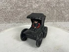Vintage Cast Iron 2.5" Buggy Amish Cart Coach Toy Salt Shaker Black Used. Price: $12.00.