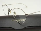 Oliver Peoples OV1186 5036-47 Eyeglasses Silver Frame With Case Pre-owned. Price: $307.40.