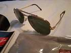 Ray Ban RB3625 919631 Gold Green New Aviator Unisex 58 Mm Sunglasses. Price: $115.00.