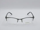 Tura TE247 Rectangular Half Rim Eyeglass Frames Dark Gray 52-18-135 New. Price: $94.47.