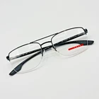 Prada Linea Rossa Eyeglass Frames Ps 51MV 1AB1O1 Black Metal 55-19-145 New. Price: $176.51.