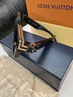 Louis Vuitton Millionaire M96006WN Rectangle Sunglasses Black Frame Gray Lens New. Price: $475.00.