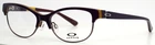 Oakley OC1108-0152 Dark Purple Womens Cat Full Rim Eyeglasses 52-16-132 B:35 New. Price: $50.99.