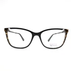 Chelsea Morgan CM20214 Eyeglasses Black Brown Cat-eye Acetate Frames 54-16-145 New. Price: $35.92.