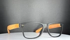 Gamma Ray Optics GR1001 C8 Black Brown Square Full Rim Eyeglasses Frames Only Pre-owned. Price: $34.99.
