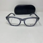 Ray-ban RB0707V 8199 50-21-145 Smoke Gray Clear Translucent Eyeglasses & Case New. Price: $97.75.
