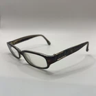 Michael Kors Tortoise Clear Lucite Rectangular Oval Glasses MK603 207 50-16-130 Pre-owned. Price: $26.98.
