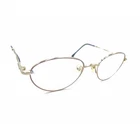 Escada EO23 Ros Gold Metal Oval Eyeglasses Frames 50-18 135 Japan Women Pre-owned. Price: $59.99.