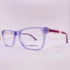 Emporio Armani Eyeglass Frames 3001 5071 52 17 140 Purple Clear No Defects New. Price: $57.79.