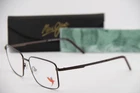 New Maui Jim MJO2134-82M Brown Authentic W/case Eyeglasses 59-17. Price: $135.20.