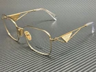 Prada A51V ZVN1O1 Pale Gold Women's 55 Mm Eyeglasses New. Price: $284.00.