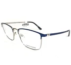 Alberto Romani Eyeglasses Frames 20203 Nv Shiny Blue Silver Square 54-18-140 New. Price: $46.07.