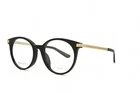 Authentic Jimmy Choo New Women's Eyeglasses Jc 224/F 807 50-18-140 Black Gold. Price: $129.99.