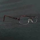 Seiko T3031 739 50-18-140 Burgundy Half Rim Eyeglasses Japan Case Only Frame Pre-owned. Price: $29.75.