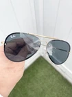 New Ray Ban Blaze Aviator RB3584-N Gold G15 Lens Size 61/13. Price: $130.00.