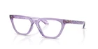 Versace VE3352U 5451 Eyeglasses Women's Transparent Lilac Full Rim Cat 53MM New. Price: $150.00.