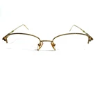 Genny MOD.748-B 5001 Eyeglasses Frame Italy Half Rim 51-18-135 Gold/clear H9974 Pre-owned. Price: $21.73.