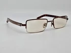 Pal Zileri PZ2135 100 Bronze Brown Tortoise Semi Rimless Eyeglasses Frame Italy Pre-owned. Price: $45.99.