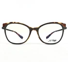 Rey Eyeglasses Frames JF2825 0585 Brushed Gray Pink Demi Cat 51-17-143 New. Price: $299.99.