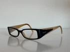 Prada Vpr 25I 7OB-1O1 Square Black Beige Eyeglasses Frame Only 50-15-135 Pre-owned. Price: $69.99.