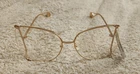 Gucci Gold Metal Full Rim Oversized Frames Womans Eyeglasses No Case New. Price: $154.00.