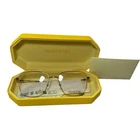 Swarovski Eyeglasses 1007 4021 Shiny Gold Blue Crystals 55MM W/case New. Price: $67.49.