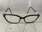 Elle Eyeglasses Frames Only EL13346GN Designer Black 53-15-130 Full Rim Square Pre-owned. Price: $16.46.