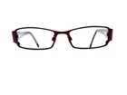 Bebe Metal Rectangular Glasses Logo Temple Bb 5012 Amethyst 51 17 135 Pre-owned. Price: $59.00.