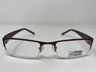 Apollo Eyewear AP129 Wine 55-20-150 Red Half Rim Eyeglasses Frame Y46 New. Price: $48.40.