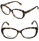 Christian Dior CD3248 Violet Havana Textured Cat 52MM Optical Eyeglass New. Price: $154.00.