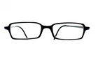 Prada Black Clear Rectangular Glasses Silver Temple VPR13E 2AF101 49 17 140 Pre-owned. Price: $106.00.