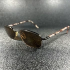 Ray Ban Sun / Eyeglasses Frames Only RB6089 2511 Gold Brown Half Rim 51-19 140 Pre-owned. Price: $16.99.