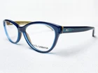 Women's Dolce & Gabbana Eyeglasses Frames DG3232 2958 Blue On Gold 53/15 New. Price: $158.42.
