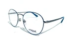Vogue 4024 5025 Blue Satin Silver Round Authentic Eyeglasses Rx 52-18-135 New. Price: $58.90.