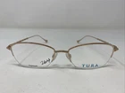 Tura Japan R584 Rgd 53-16-140 B:34 Rose Gold Half Rim Eyeglasses Frame F86 New. Price: $58.50.