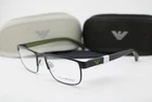 New Emporio Armani Ea 1086 3001 Black Gunmetal Green Authentic Eyeglasses 53-19. Price: $135.15.