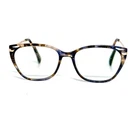 Kliik Denmark 689 S402 Tortoise Blue Cat Eyeglasses Frames 48-15-135 Pre-owned. Price: $44.49.