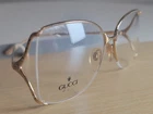 New! Gucci Vintage Gold W/ Silver Metal Optical Frames Italy 2201 55E 55-16-130. Price: $285.00.