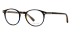 Tom Ford 5294 056 Havana & Blue Key Hole Frames Eyeglasses Rx 48-20-145 New. Price: $216.04.